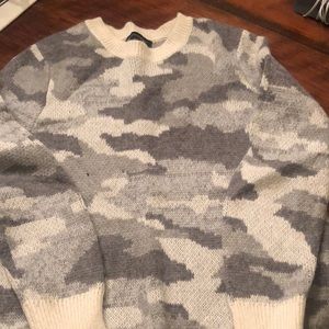 Camo sweater